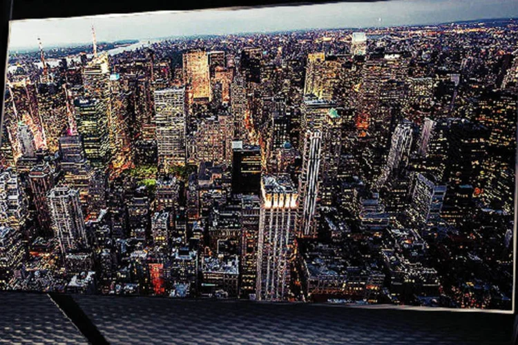 
	TV Ultra HD ou 4K, da Samsung: assim como transi&ccedil;&atilde;o do SD para o HD levou cerca de vinte anos, UHD tamb&eacute;m precisa de tempo para amadurecer, disse Tom Morrod
 (Divulgação)