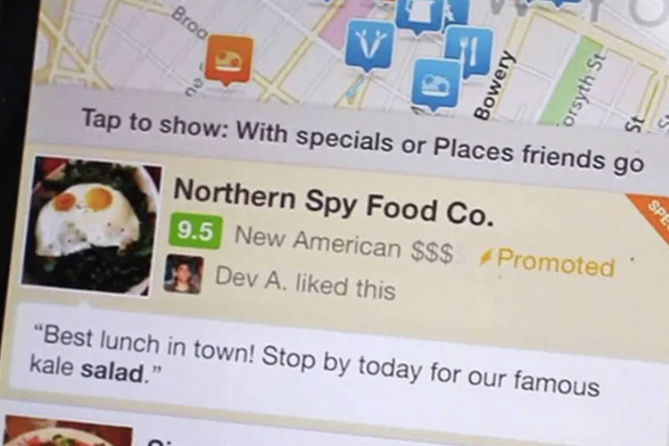 
	Foursquare: aplicativo perdeu muita popularidade nos &uacute;ltimos cinco anos
 (Reprodução)