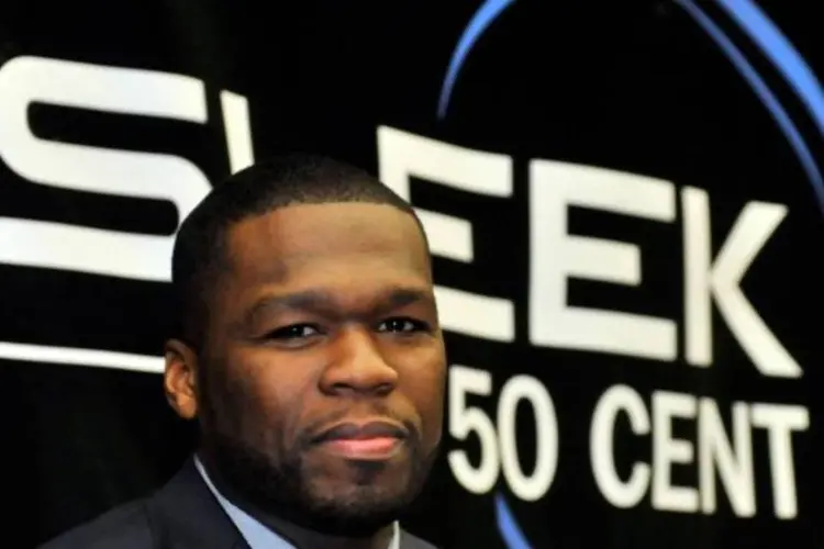 
	O rapper 50 Cent: 50 Cent, cujo nome real &eacute; Curtis James Jackson III, &eacute; um dos rappers americanos de maior sucesso
 (Getty Images/ David McNew)