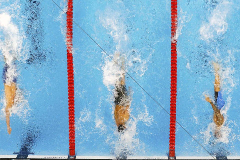 Falha na piscina pode ter ajudado nadadores na Olimpíada