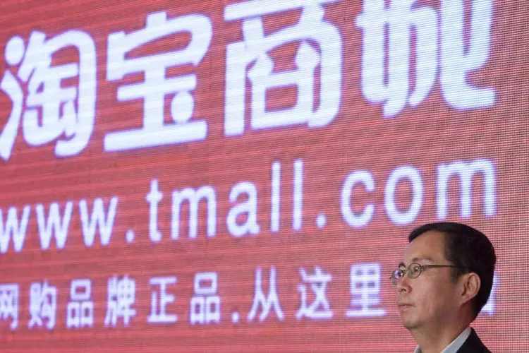 
	Daniel Zhang, presidente do grupo Alibaba: &quot;devemos, absolutamente, globalizar&quot;
 (Nelson Ching/Bloomberg)