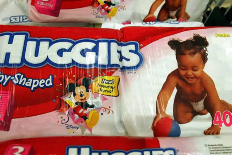 
	Fraldas da Huggies, marca da Kimberly-Clar
 (Tim Boyle/Getty Images)