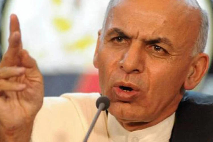 O ex-ministro afegão das Finanças Ashraf Ghani: ele é o primeiro político de primeiro plano a confirmar sua candidatura (Aref Karim/AFP/AFP)