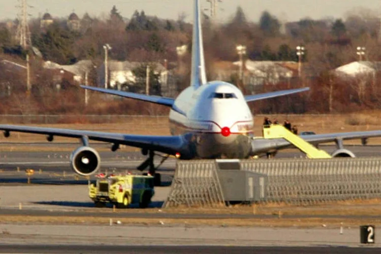 
	Avi&atilde;o da Air India:&nbsp;a empresa, que foi um dos primeiros compradores do Dreamliner, encomendou um total de 27 jatos desse modelo em janeiro de 2006
 (Tama/Getty Images)
