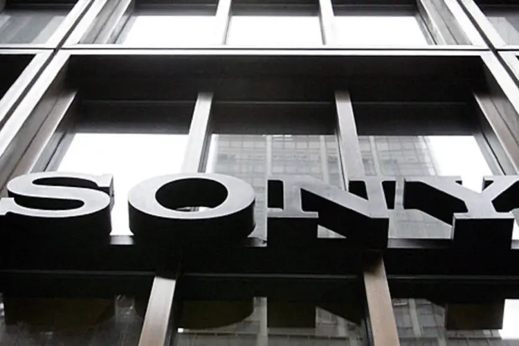 Entrada do prédio Sony Tower em Manhattan: companhia fechou acordo para vender os escritórios que tinha em Nova York por US$ 1,1 bilhão (Mario Tama/Getty Images)