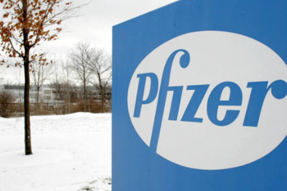 Pfizer lucra US$ 2,33 bi no 1º trimestre, queda de 15%