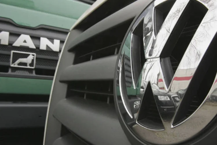 
	Caminh&otilde;es da Volkswagen e da MAN: a MAN Truck &amp; Bus emprega cerca de 33.500 pessoas no mundo
 (Sean Gallup/Getty Images)