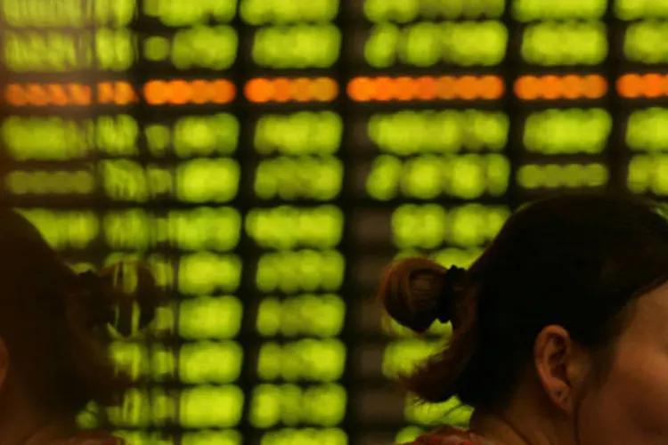 
	Bolsa de Xangai crescimento melhor que o esperado das exporta&ccedil;&otilde;es da China tirou mercado de m&iacute;nimas
 (China Photos/Getty Images/Getty Images)