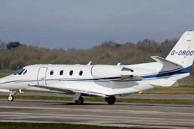 
	Cessna 560XL: mais modesto que este modelo, o avi&atilde;o biorreator usado pelo candidato em maio est&aacute; registrado na Anac em nome da Bandeirantes
 (Adrian Pingstone/Wikimedia)