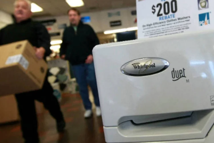 
	Whirlpool: as vendas ca&iacute;ram 2,3% no primeiro trimestre, para US$ 4,25 bilh&otilde;es
 (Justin Sullivan/Getty Images)