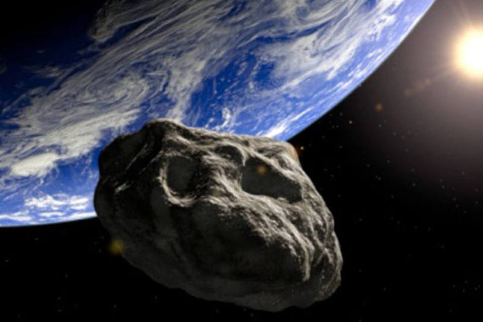 
	Asteroide: a rocha espacial passar&aacute; pela Terra a uma dist&acirc;ncia segura de 10,7 milh&otilde;es de quil&ocirc;metros
 (Reprodução/Getty Images)