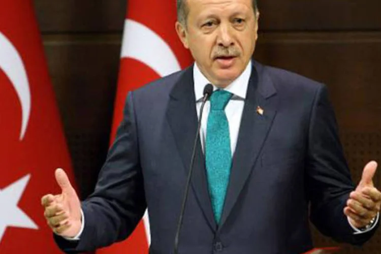O primeiro-ministro turco, Recep Tayyp Erdogan:  novas medidas envolvem o "ensino nos colégios privados de línguas e dialetos" como o curdo, até agora proibido (Adem Altan/AFP)