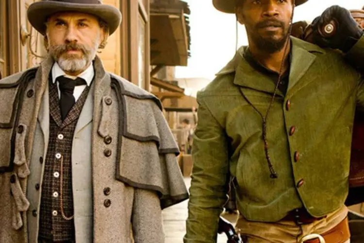 
	Cena do filme&nbsp;Django Livre: usu&aacute;rios da internet contaram que o filme j&aacute; havia come&ccedil;ado quando a exibi&ccedil;&atilde;o repentinamente parou
 (Divulgação)