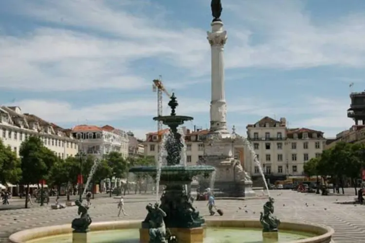 Praça em Lisboa: pelo programa, os imigrantes devem permanecer, por um período de três anos, sem retornar ao território português (Getty Images)