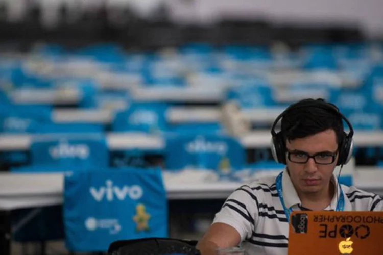 Campuseiro na Campus Party Brasil 2014, que acontece no Anhembi Parque, em São Paulo (Marcelo Camargo/Agência Brasil)