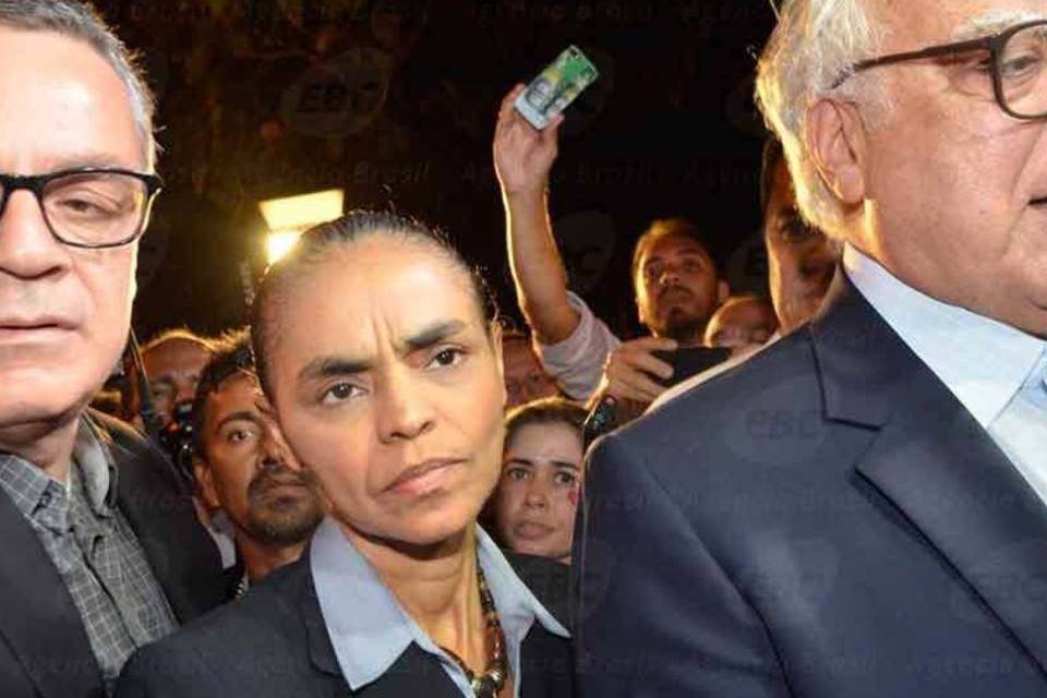 Marina Silva chega à casa da família Campos em Recife