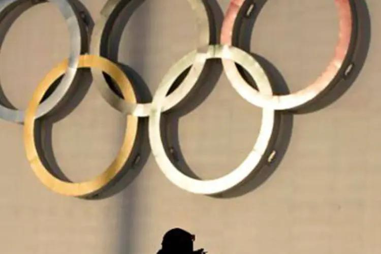Anéis olímpicos: investigação envolverá pagamentos feitos por membros do COI (Kirill Kudryavtsev/AFP)