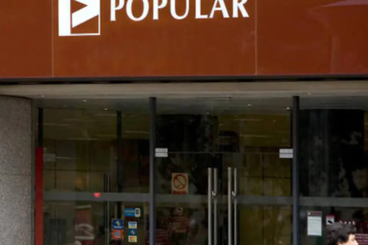 Banco Popular: bancos espanhóis como o Popular têm fechado vendas conforme reforçam sua estrutura de capital antes de uma extensa revisão de seus ativos (Getty Images)