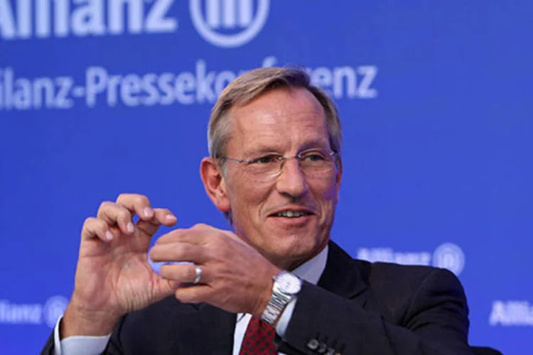 
	Michael Diekmann, presidente da Allianz: &quot;encontramos um mix em que resultados permanecem relativamente est&aacute;veis&quot;, disse
 (Miguel Villagran/Getty Images)