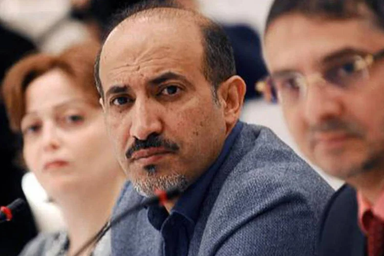 O presidente da coalizão síria, Ahmad Jarba, em Istambul (Bülent Kiliç/AFP)