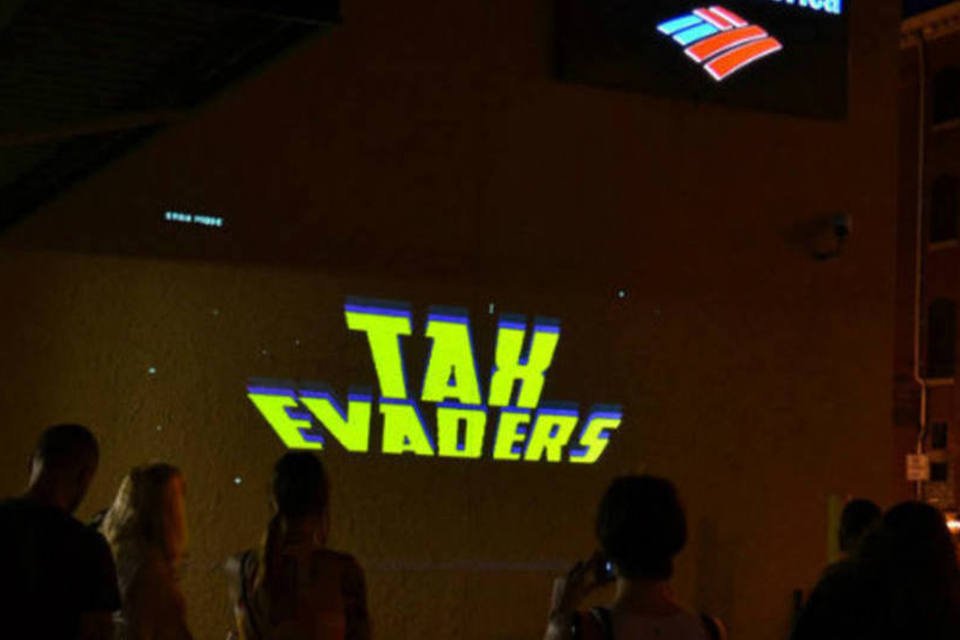 "Tax Evader", o Space Invader do protesto