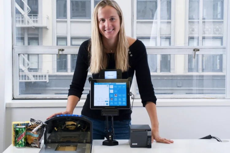 A empreendedora Lisa Falzone, fundadora da Revel Systems (Reprodução/Facebook)