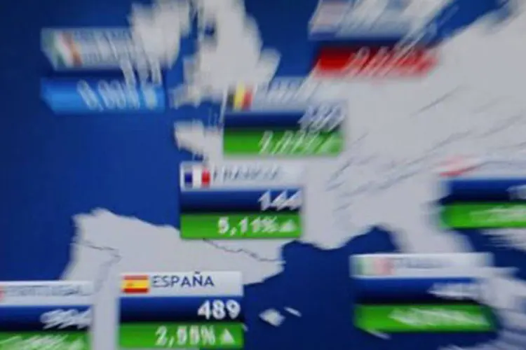 A Espanha confirmou oficialmente sua entrada em recessão nesta quinta-feira
 (Pierre-Philippe Marcou/AFP)
