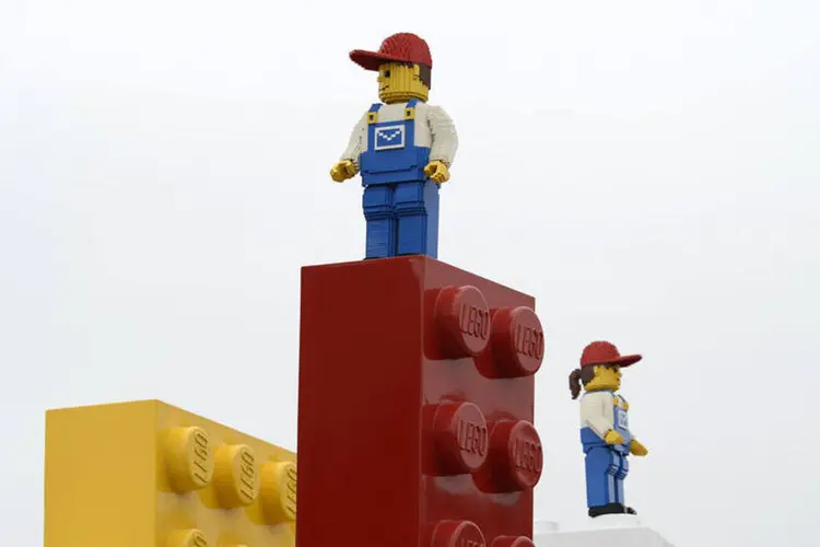 
	Lego: fabricante de briquedos quer diminuir a emiss&atilde;o de carbono na atmosfera
 (Getty Images)