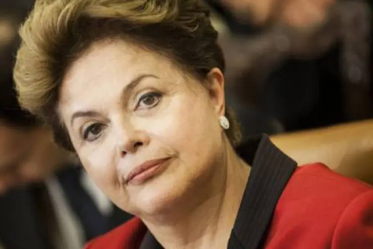 Em seus discursos, Dilma defende a troca de experiências entre pesquisadores (©AFP / Brendan Smialowski)