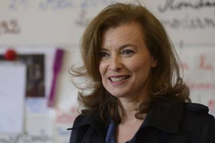 A primeira-ministra da França, Valerie Trierweiler, provocou uma crise após um tuíte (Eric Feferberg/AFP)