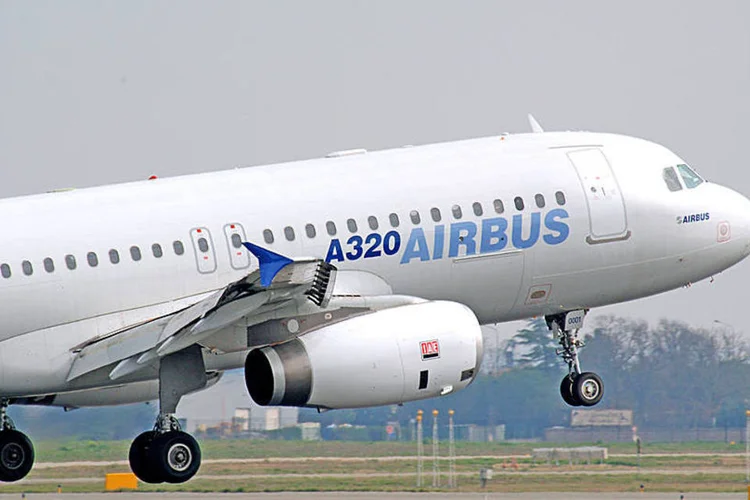 
	Airbus A320: a Airbus disse que isso se relaciona com atrasos na documenta&ccedil;&atilde;o
 (Divulgação/Airbus)