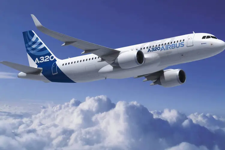 A320neo: o avião da Airbus, com capacidade para cerca de 120 passageiros, é o mais requisitado na América Latina, onde a empresa espera aumentar sua participação para até 70% em 20 anos (Divulgação/Airbus)