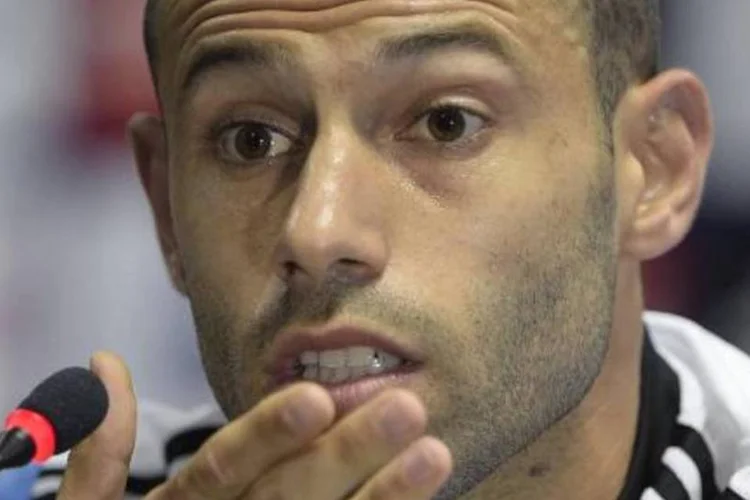 
	O meia argentino Javier Mascherano: &quot;O nosso objetivo era estar na final e isso n&oacute;s j&aacute; alcan&ccedil;amos&quot;
 (AFP)