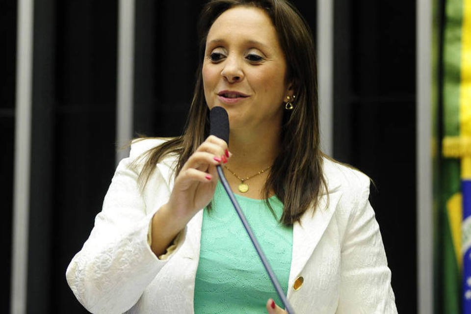 Renata Abreu: à reportagem, a presidente do PTN afirmou que o partido deverá entregar todos os cargos que possui atualmente no governo Temer (Câmara dos Deputados/Reprodução)