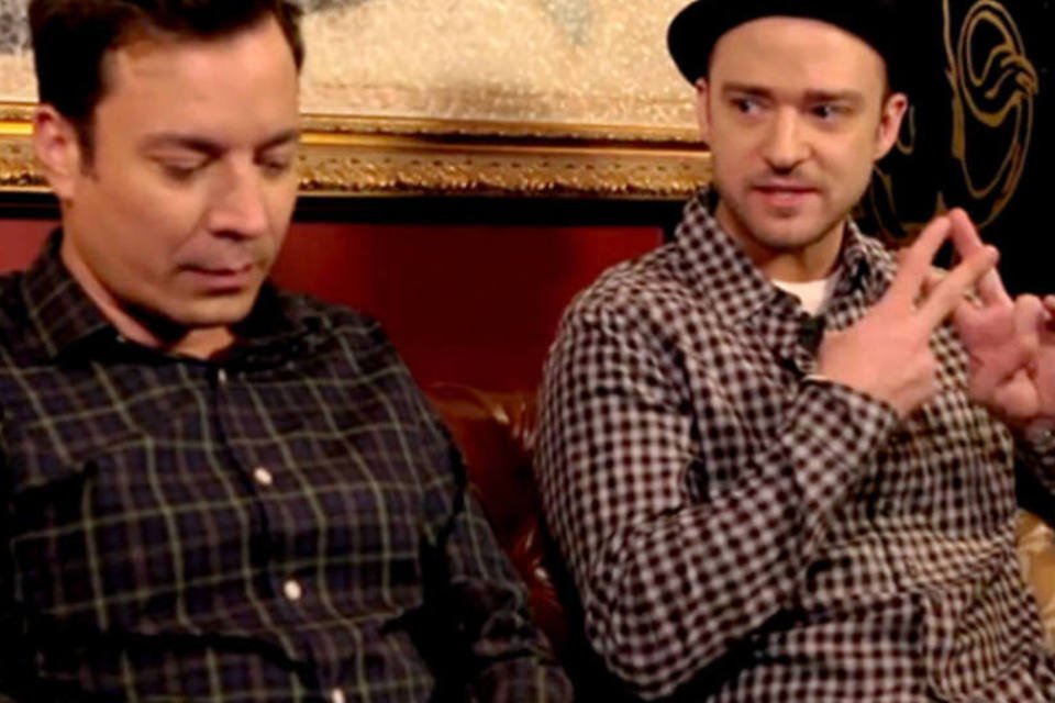 Justin Timberlake mostra como hashtag funciona na vida real