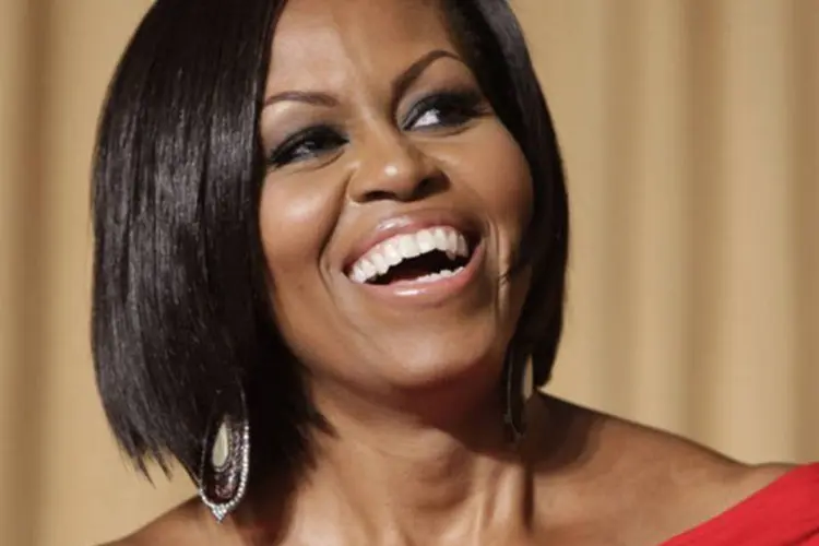 A primeira-dama dos Estados Unidos, Michelle Obama: "Não gosto de perder para você porque você é irritante quando ganha", reclamou Michelle (©afp.com / Yuri Gripas)