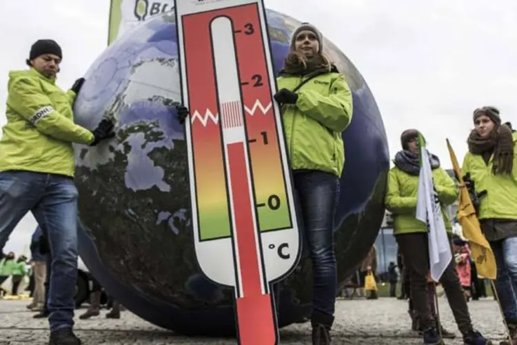 
	Aquecimento global: &quot;Ser&aacute; muito dif&iacute;cil, se n&atilde;o imposs&iacute;vel, manter o aquecimento em 1,5&ordm; C durante todo o s&eacute;culo XXI&quot;
 (Getty Images)