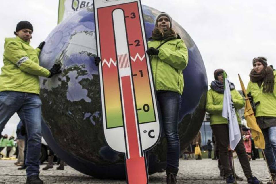 Aquecimento global: as temperaturas médias da superfície global em 2016 ficaram em 14,8 graus celsius, ou 1,3 graus celsius acima do estimado antes da Revolução Industrial (foto/Getty Images)