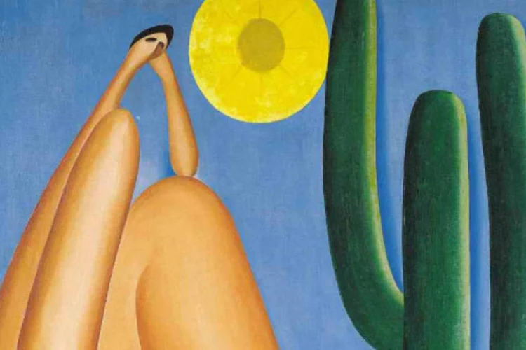 Abaporu: quadro símbolo do Movimento Antropofágico está estimado em cerca de 40 milhões de dólares e é uma das obras-primas de Tarsila do Amaral (Wikiart/Reprodução)