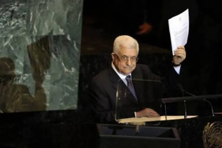 Mahmud Abbas apresenta pedido à ONU para reconhecimento do Estado da Palestina (Timothy A. Clary/AFP)