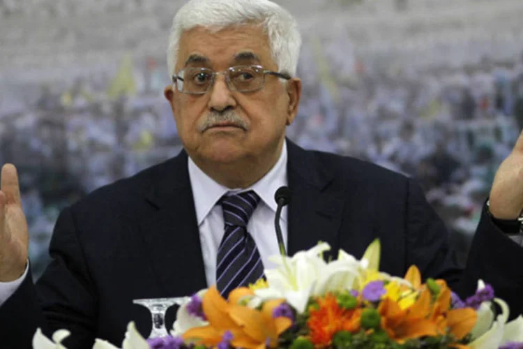 
	Presidente palestino Mahmoud Abbas: o presidente da ANP louvou a firmeza do povo palestino frente ao ataque israelense
 (Mohamad Torokman/Reuters)