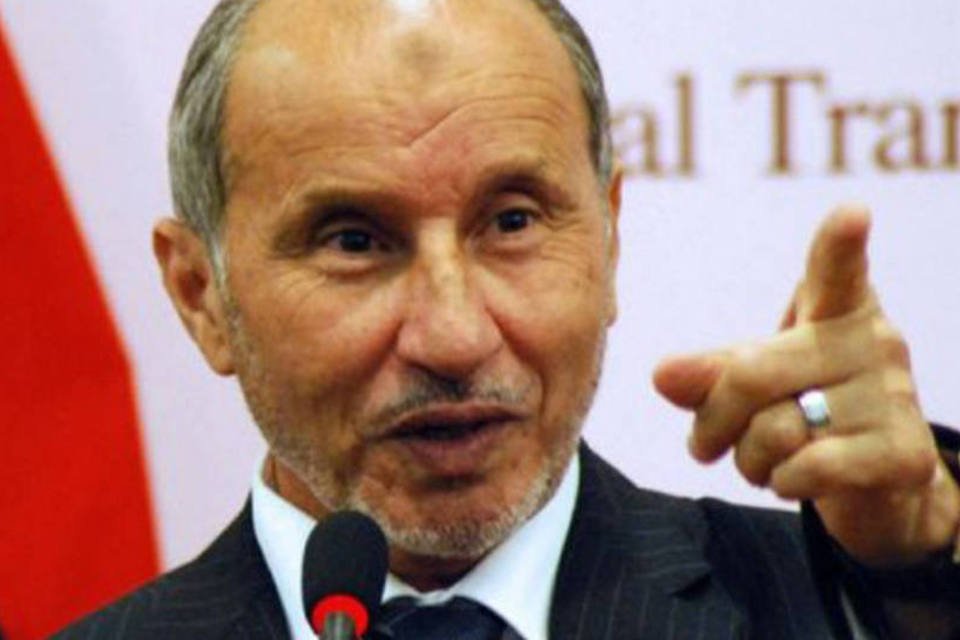 Presidente do CNT líbio discursa contra o federalismo