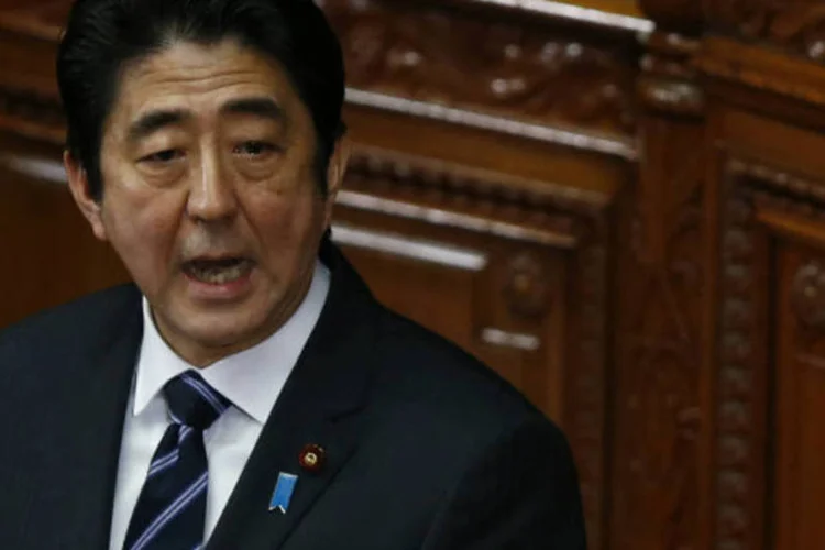 
	O primeiro-ministro do Jap&atilde;o, Shinzo Abe, disse que o mundo deveria impor duras e novas san&ccedil;&otilde;es &agrave; Coreia do Norte
 (REUTERS/Toru Hanai)