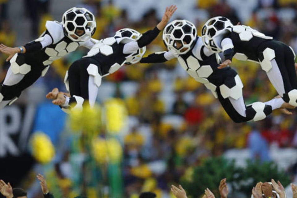 Futebol foi um dos pilares de apresentação da Copa de 2014