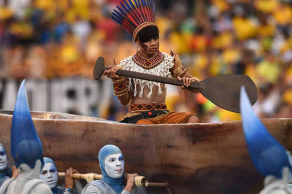 Cultura indígena é homenageada na abertura da Copa