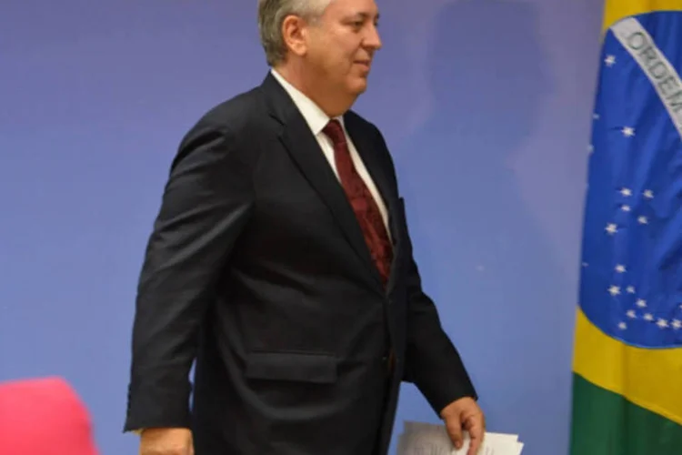 Ministro das Relações Exteriores durante coletiva sobre as denúncias de espionagem de agências norte-americanas (Valter Campanato/ABr)