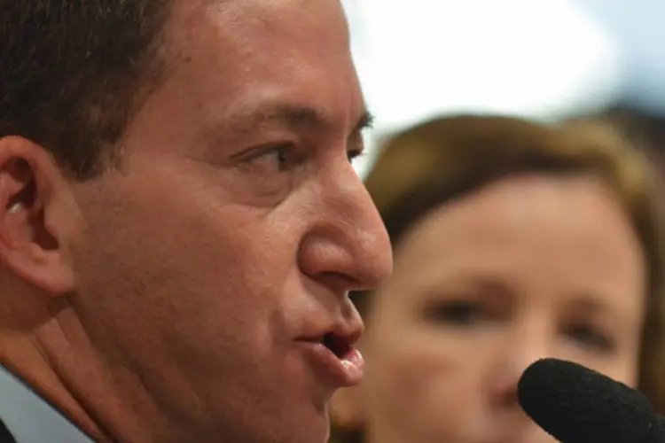 
	CPI da Espionagem ouve o jornalista Glenn Greenwald sobre as den&uacute;ncias de espionagem ao Brasil
 (Elza Fiuza/ABr)