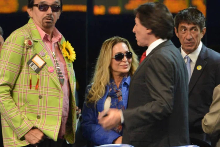 Grupo de artistas foi ao Senado para pedir a votação da Proposta de Emenda Constituição 123/2011, conhecida como PEC da Música (Valter Campanato/ABr)