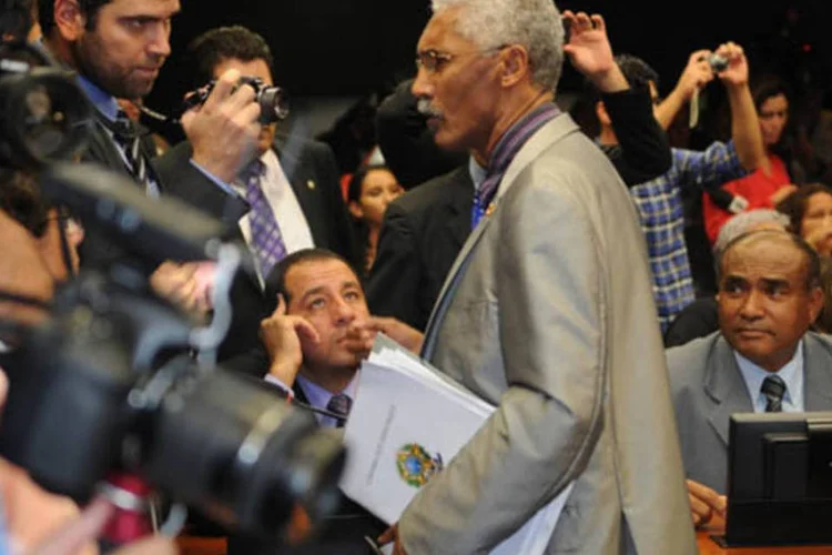 Deputado Federal Domingos Dutra, do PT do Maranhão, em uma reunião da Comissão de Direitos Humanos e Minorias (CDH) da Câmara (José Cruz/ABr)