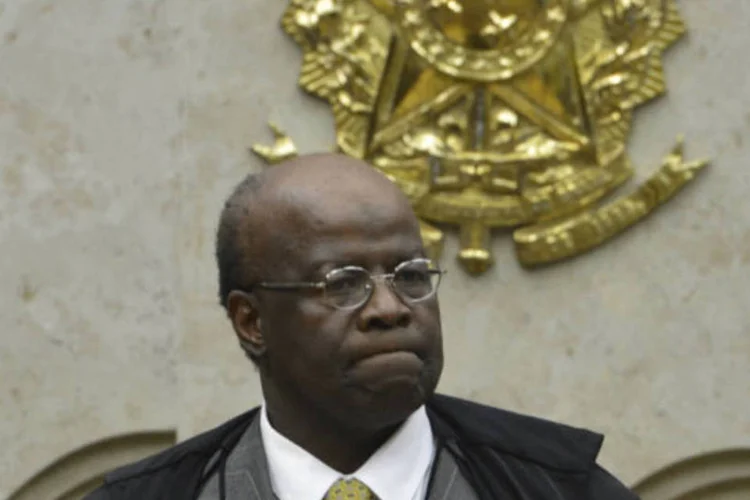 
	Joaquim Barbosa, presidente do STF:&nbsp;julgamento do pedido de extradi&ccedil;&atilde;o de Pizzolato&nbsp;est&aacute; marcado para 5 de junho
 (Valter Campanato/ABr)